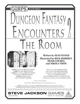 GURPS Dungeon Fantasy Encounters 2: The Room