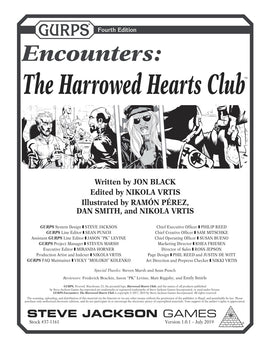 GURPS Encounters: The Harrowed Hearts Club