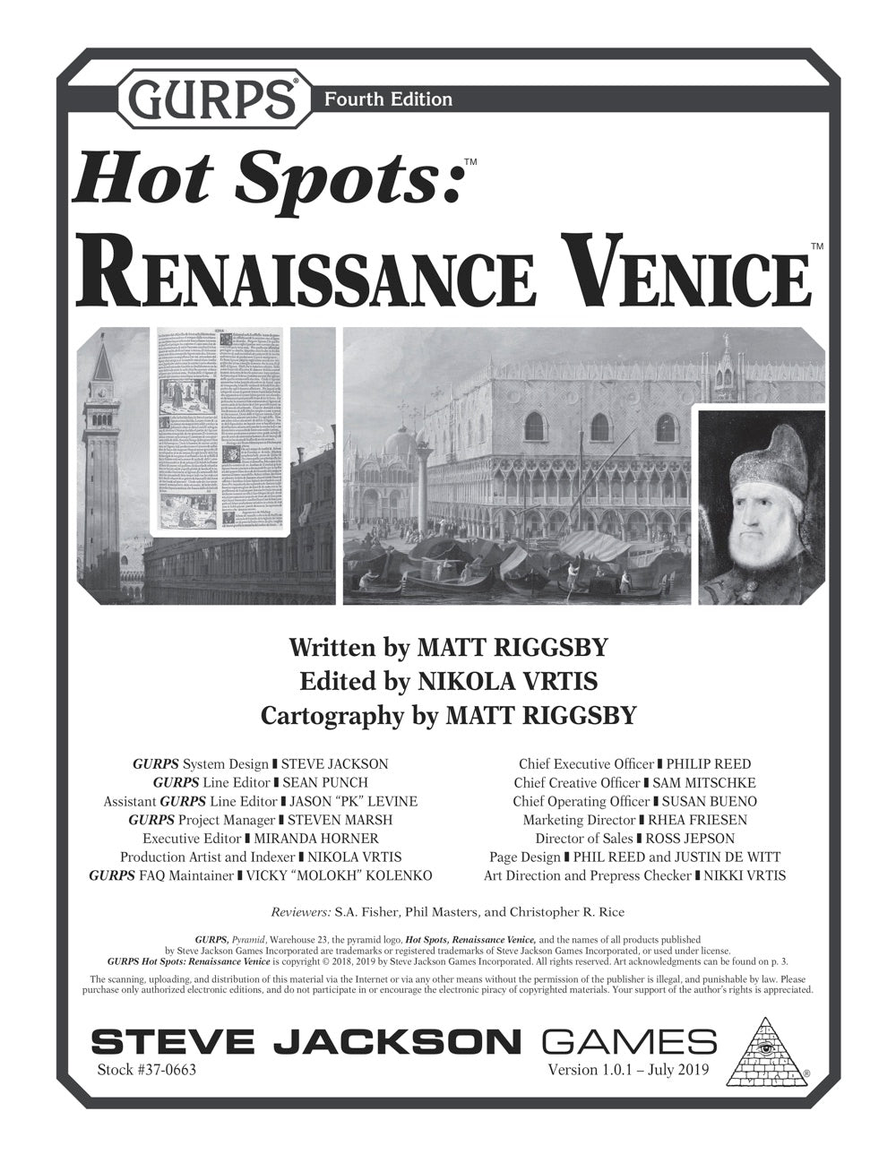 GURPS Hot Spots Renaissance Venice Warehouse 23