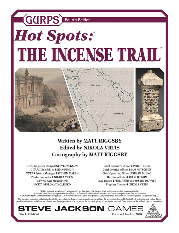 GURPS Hot Spots: The Incense Trail