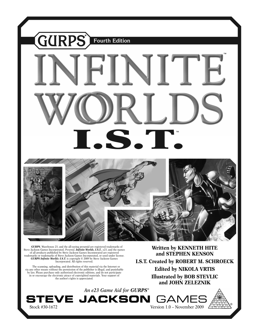 GURPS Infinite Worlds: I.S.T.