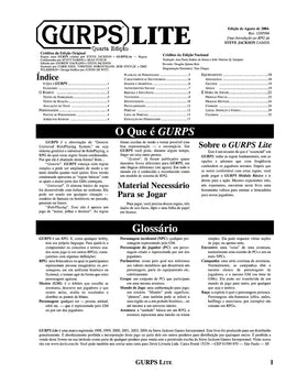 GURPS Lite (Portuguese Fourth Edition)