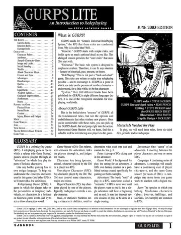 GURPS Lite (Third Edition)