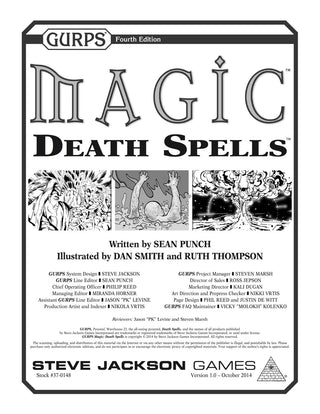 GURPS Magic: Death Spells