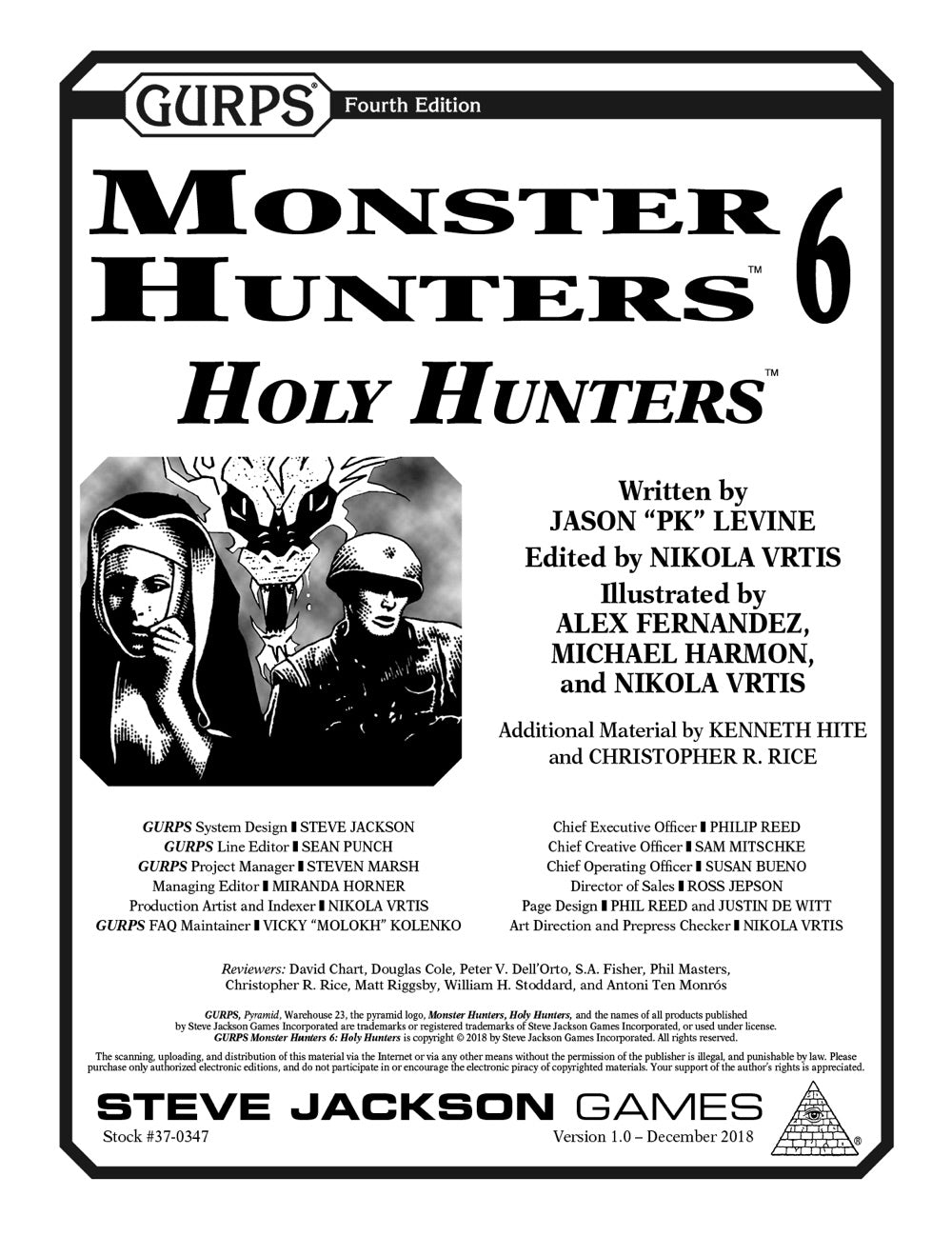 GURPS Monster Hunters 6: Holy Hunters