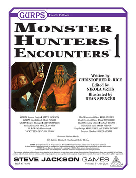 GURPS Monster Hunters Encounters 1