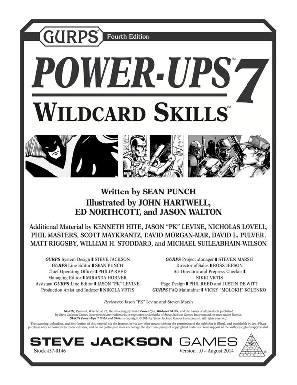GURPS Power-Ups 7: Wildcard Skills