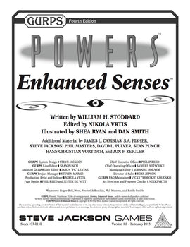 GURPS Powers: Enhanced Senses