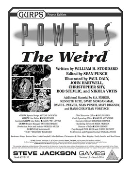 GURPS Powers: The Weird