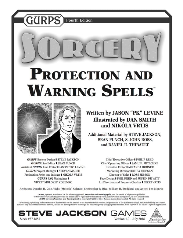 GURPS Sorcery: Protection and Warning Spells