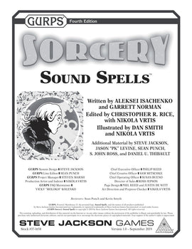 GURPS Sorcery: Sound Spells
