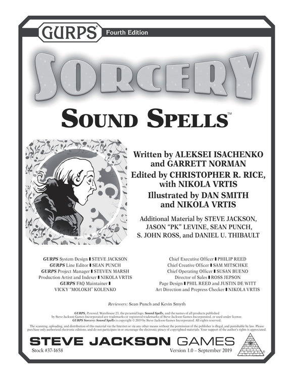 GURPS Sorcery: Sound Spells