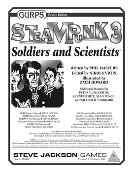 GURPS Steampunk 3: Soldiers and Scientists