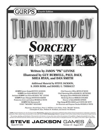 GURPS Thaumatology: Sorcery