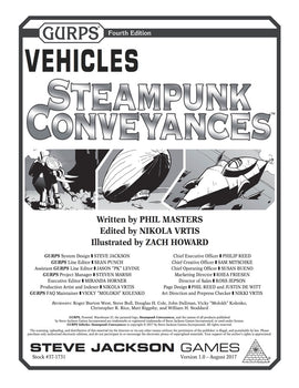 GURPS Vehicles: Steampunk Conveyances