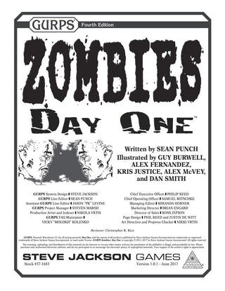 GURPS Zombies: Day One