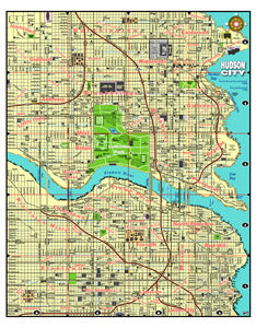 Hudson City Map