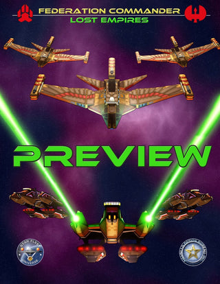 Federation Commander: Lost Empires Preview Ship Card Pack