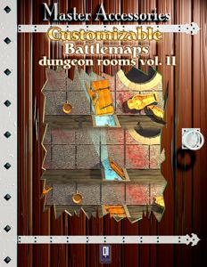 Customizable Battlemaps: Dungeon Rooms Vol. II