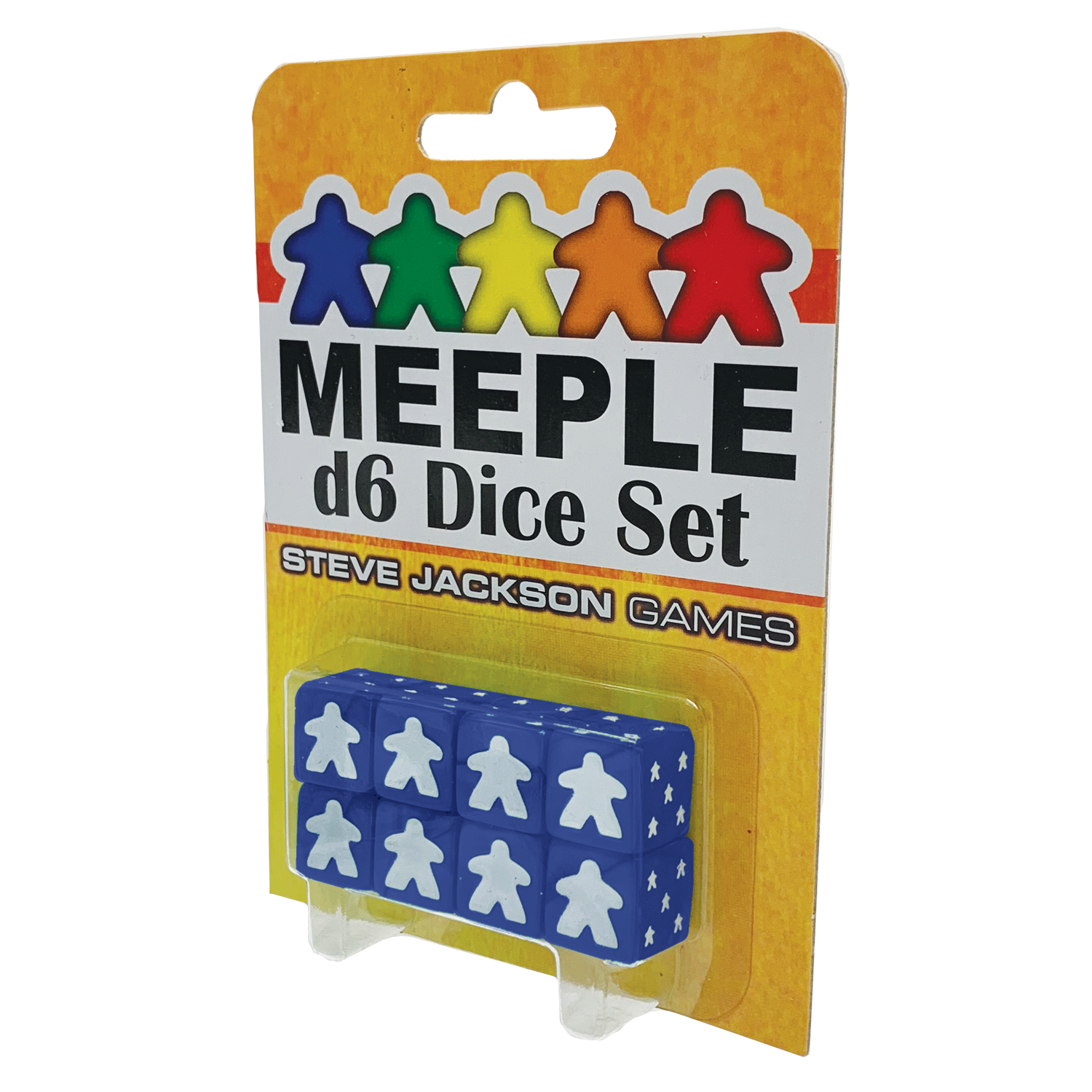 Buy blue Meeple d6 Dice Set