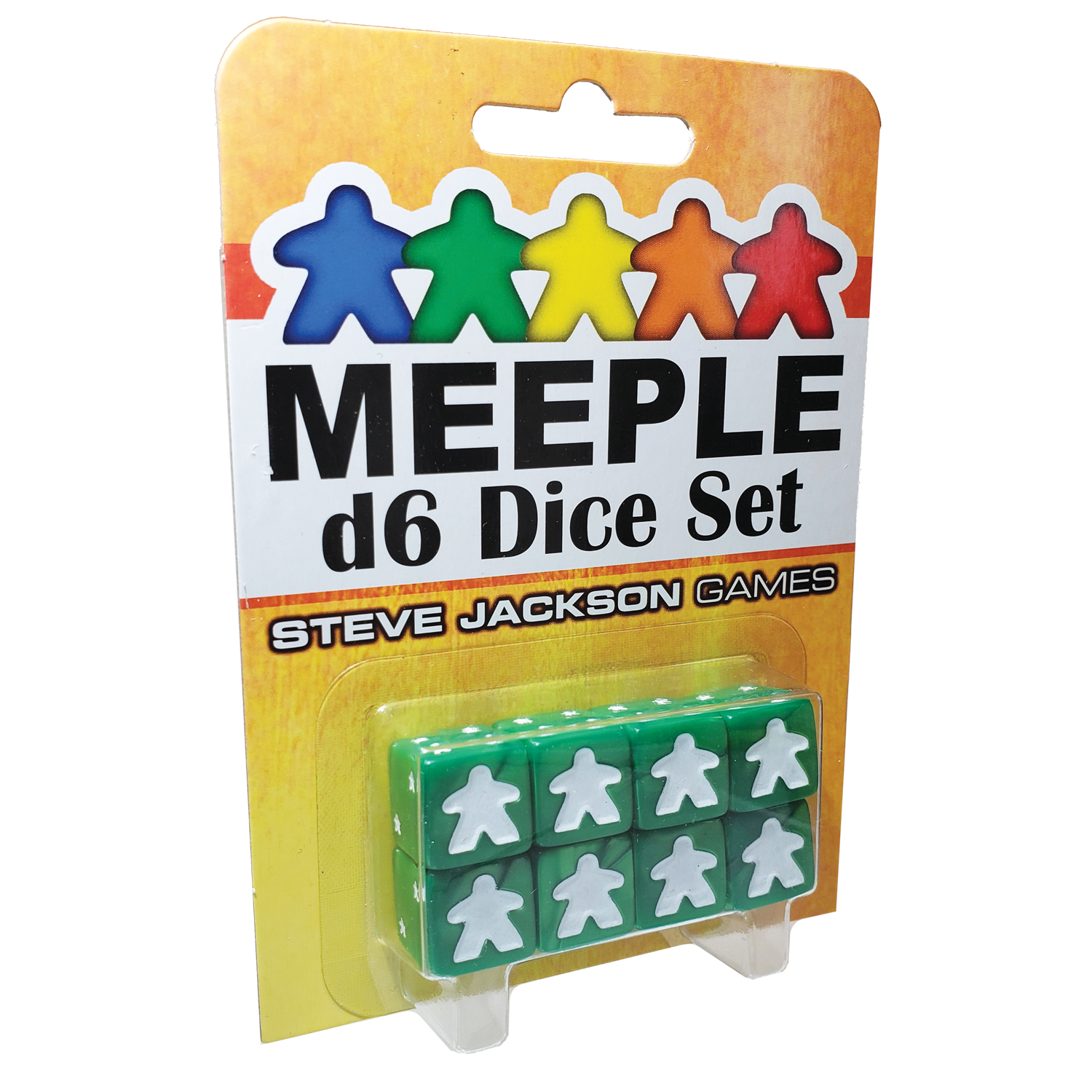 Buy green Meeple d6 Dice Set