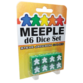 Buy green Meeple d6 Dice Set