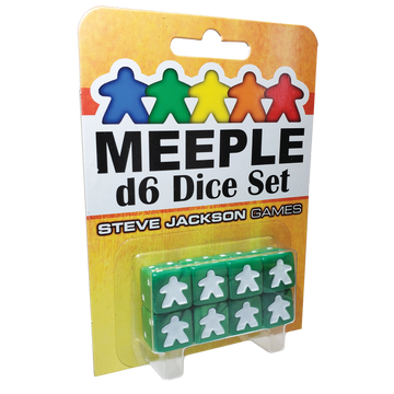 Buy green Meeple d6 Dice Set