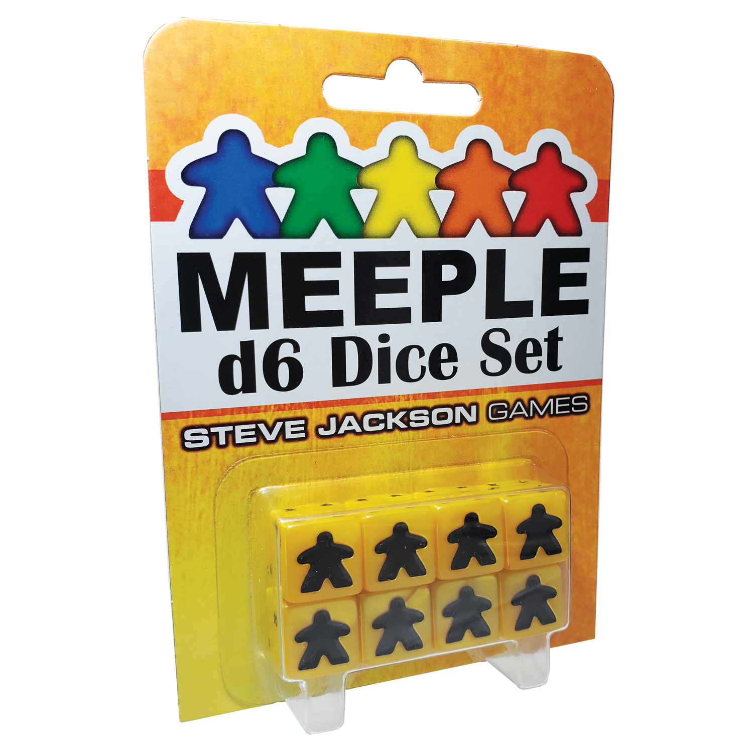 Buy yellow Meeple d6 Dice Set
