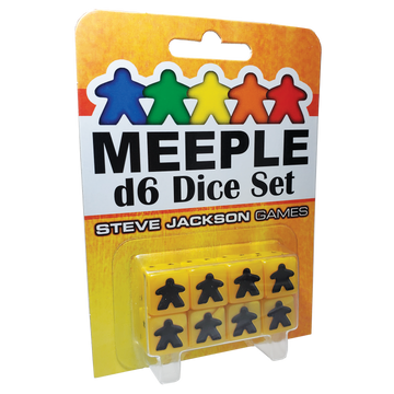 Buy yellow Meeple d6 Dice Set