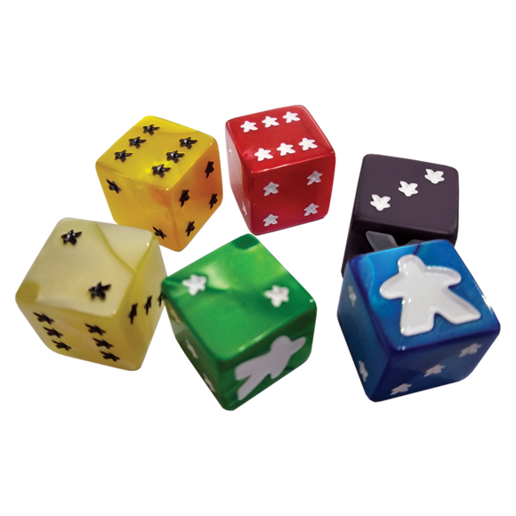 Meeple d6 Dice Set