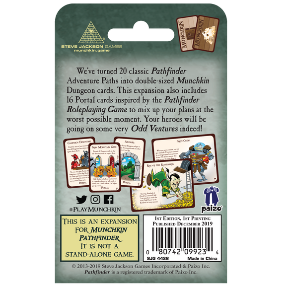 Munchkin Pathfinder 3 – Odd Ventures