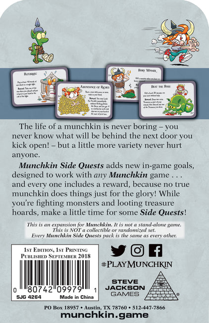Munchkin Side Quests-3