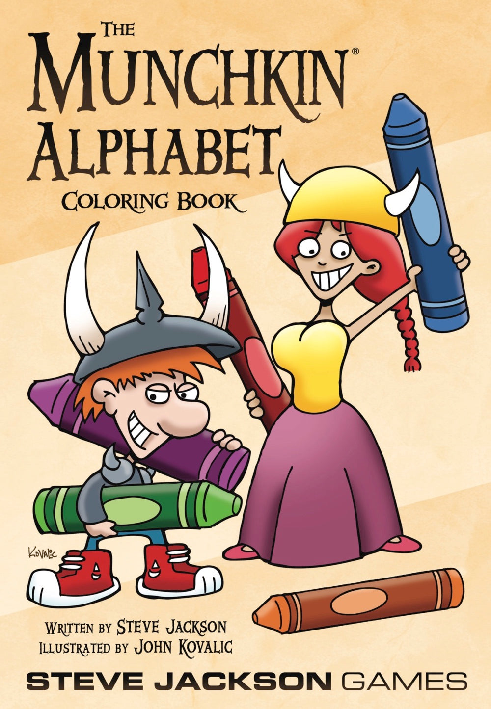 The Munchkin Alphabet Coloring Book-1