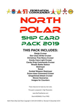 Federation Commander: North Polar Ship Card Pack
