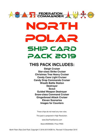 Federation Commander: North Polar Ship Card Pack