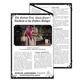 Quick Quest 7: Incident at the Golden Badger