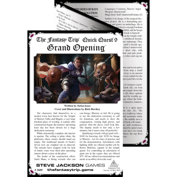 Quick Quest 9: Grand Opening