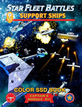 Star Fleet Battles: Module R11 - Support Ships SSD Book (Color)