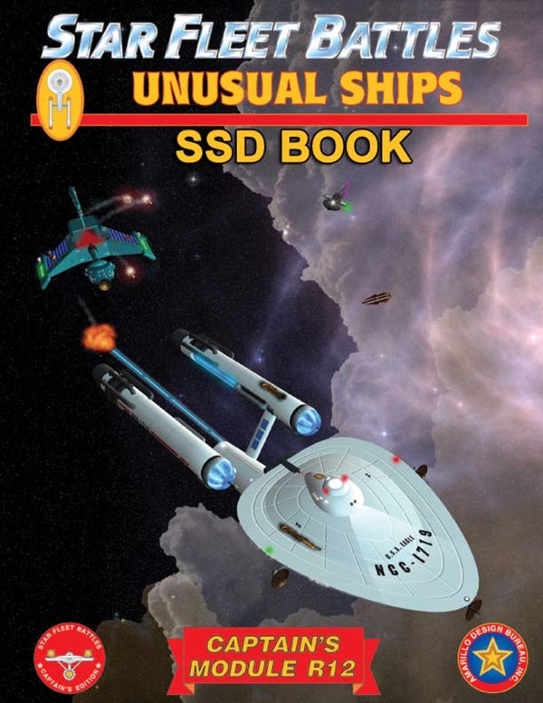 Star Fleet Battles: Module R12 - Unusual Ships SSD Book (B&W)