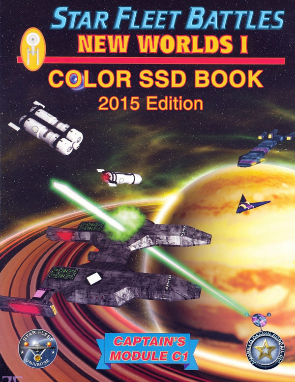 Star Fleet Battles: Module C1 – New Worlds I SSD Book (Color) 2015
