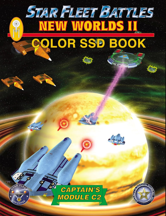 Star Fleet Battles: Module C2 – New Worlds II SSD Book (Color)