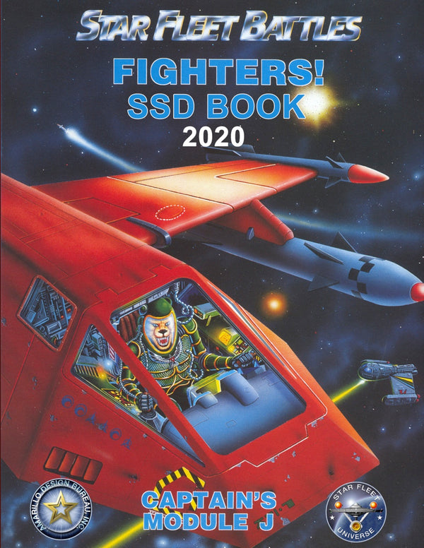 Star Fleet Battles: Module J - Fighters! SSD Book (B&W) 2020