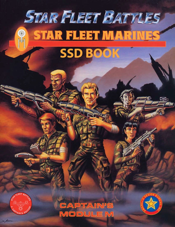 Star Fleet Battles: Module M - Star Fleet Marines SSD Book (B&W)