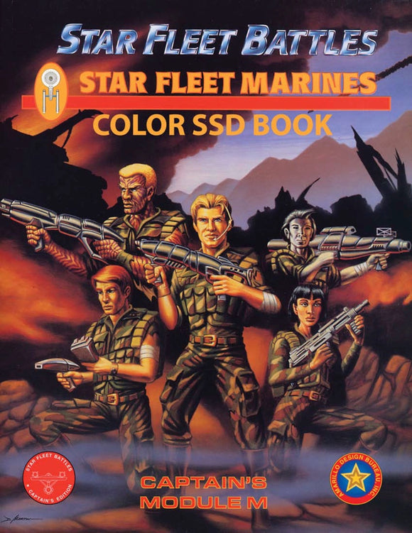 Star Fleet Battles: Module M - Star Fleet Marines SSD Book (Color)