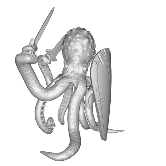 Foes STL Collection – Octopi