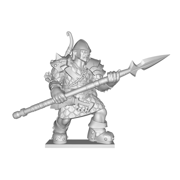 Foes STL Collection – The Bloody Skull Orcs