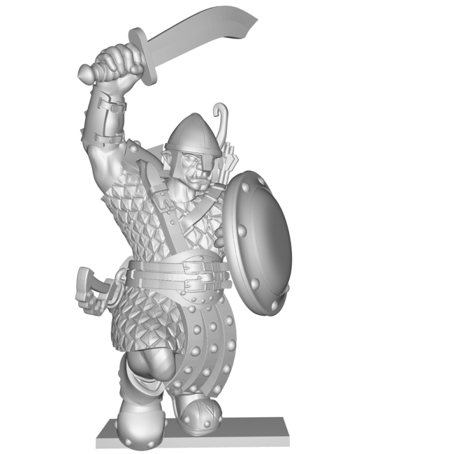 Foes STL Collection – The Bloody Skull Orcs