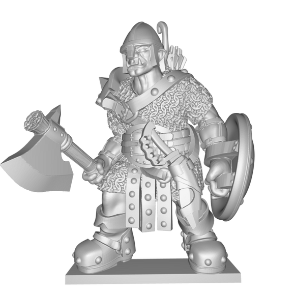 Foes STL Collection – The Bloody Skull Orcs