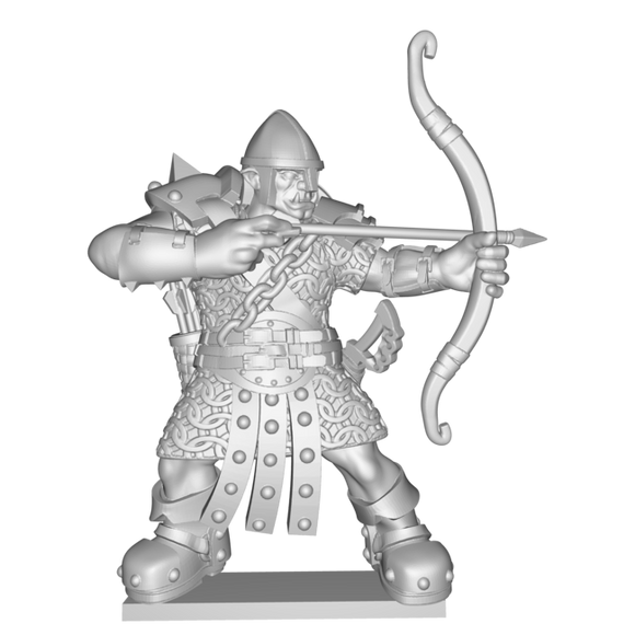 Foes STL Collection – The Bloody Skull Orcs