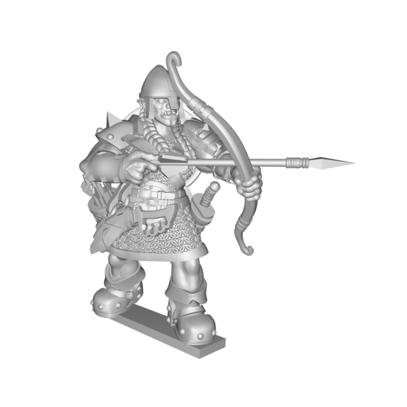 Foes STL Collection – The Bloody Skull Orcs